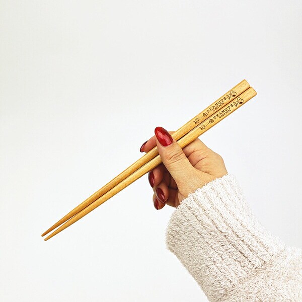 スヌーピー 銘木箸 (梅) 日本製 SNOOPY