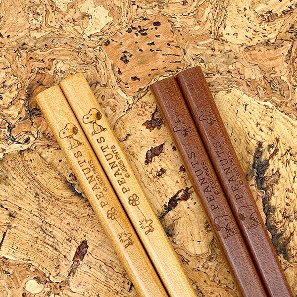 スヌーピー 銘木箸 (梅) 日本製 SNOOPY