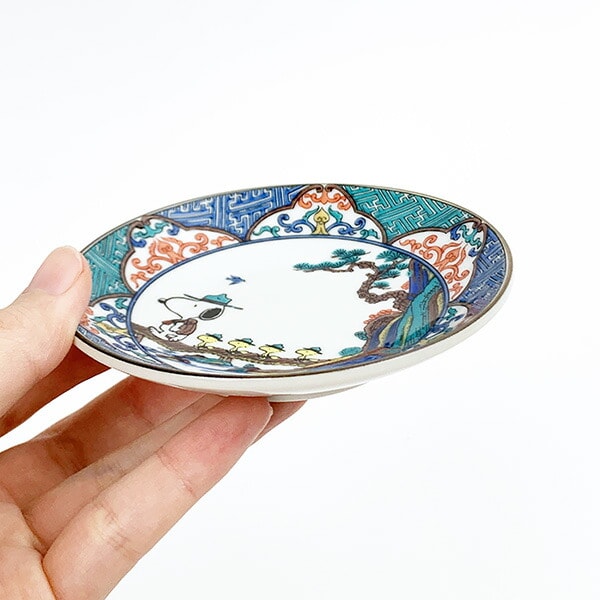 スヌーピー 豆皿 山水 九谷焼 小皿 豆皿 ランチ ギフト