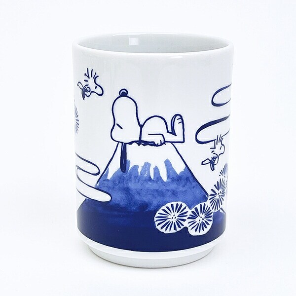 スヌーピー 富士 寿司湯呑 コップ 縁起ものシリーズ 日本製 SNOOPY