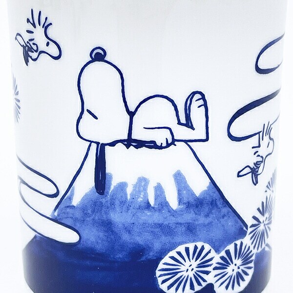 スヌーピー 富士 寿司湯呑 コップ 縁起ものシリーズ 日本製 SNOOPY