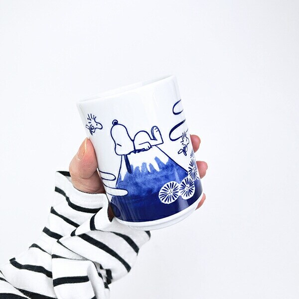 スヌーピー 富士 寿司湯呑 コップ 縁起ものシリーズ 日本製 SNOOPY