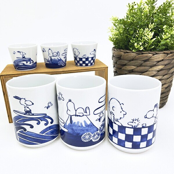 スヌーピー 富士 寿司湯呑 コップ 縁起ものシリーズ 日本製 SNOOPY