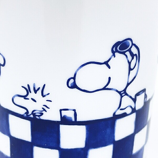 スヌーピー 市松 寿司湯呑 コップ 縁起ものシリーズ 日本製 SNOOPY