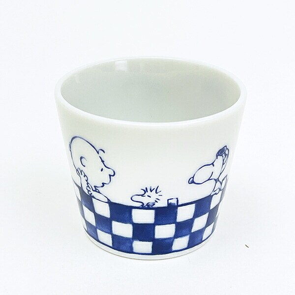 スヌーピー 市松 ミニカップ コップ 縁起ものシリーズ 日本製 SNOOPY