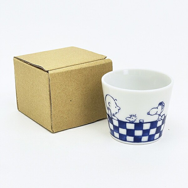 スヌーピー 市松 ミニカップ コップ 縁起ものシリーズ 日本製 SNOOPY