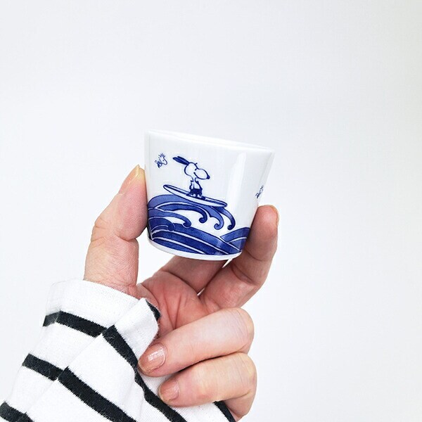 スヌーピー 波 ミニカップ コップ 縁起ものシリーズ 日本製 SNOOPY