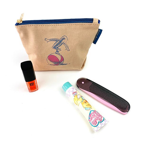 おさるのジョージ COLOR×COLOR フナガタポーチ PI ポーチ 小物入れ オフィス 学校