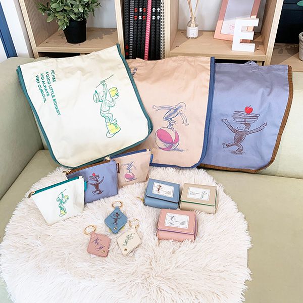 おさるのジョージ COLOR×COLOR ホールドキーホルダー PI キーアクセサリー