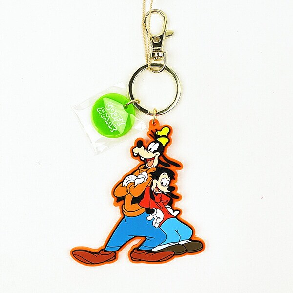 ディズニー グーフィー＆マックス ライブリーラバーチャームキーホルダー ACCOMMODE アコモデ Disney