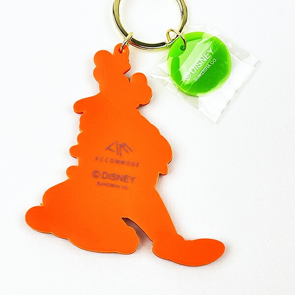 ディズニー グーフィー＆マックス ライブリーラバーチャームキーホルダー ACCOMMODE アコモデ Disney