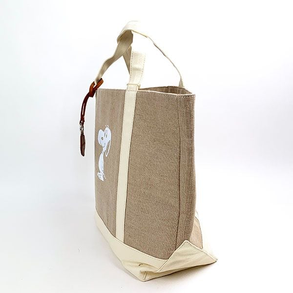 スヌーピー PEANUTS JUTE GROCERYBAG バッグ トート 大容量