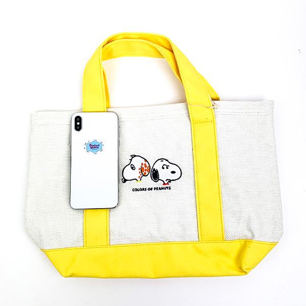 スヌーピー トートバッグ イエロー かばん トート