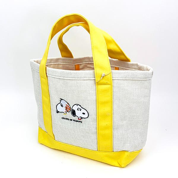 スヌーピー トートバッグ イエロー かばん トート