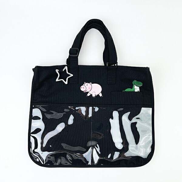 ディズニー トイストーリー マルチポケットトートバッグ(ブラック) ACCOMMODE アコモデ Disney