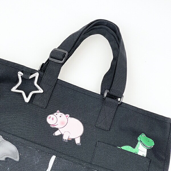 ディズニー トイストーリー マルチポケットトートバッグ(ブラック) ACCOMMODE アコモデ Disney