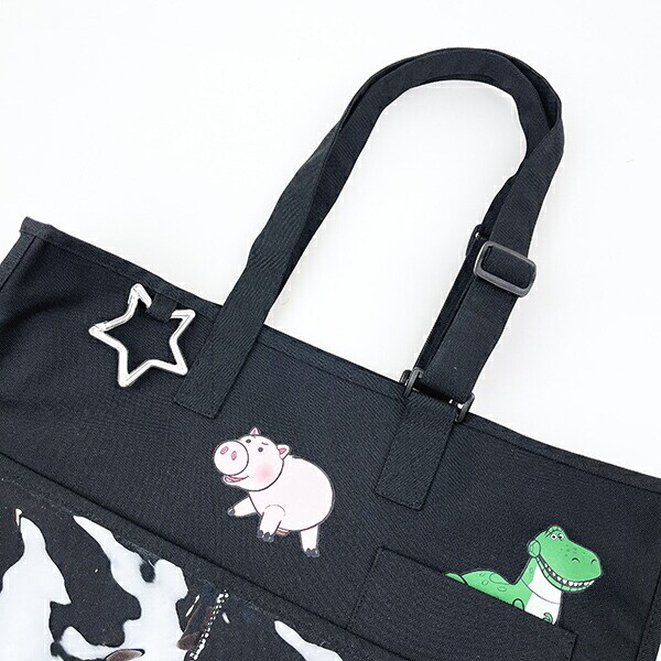 ディズニー トイストーリー マルチポケットトートバッグ(ブラック) ACCOMMODE アコモデ Disney