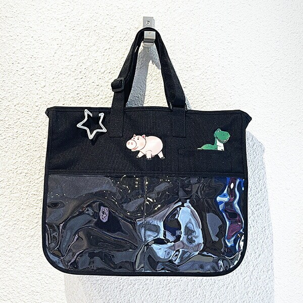 ディズニー トイストーリー マルチポケットトートバッグ(ブラック) ACCOMMODE アコモデ Disney