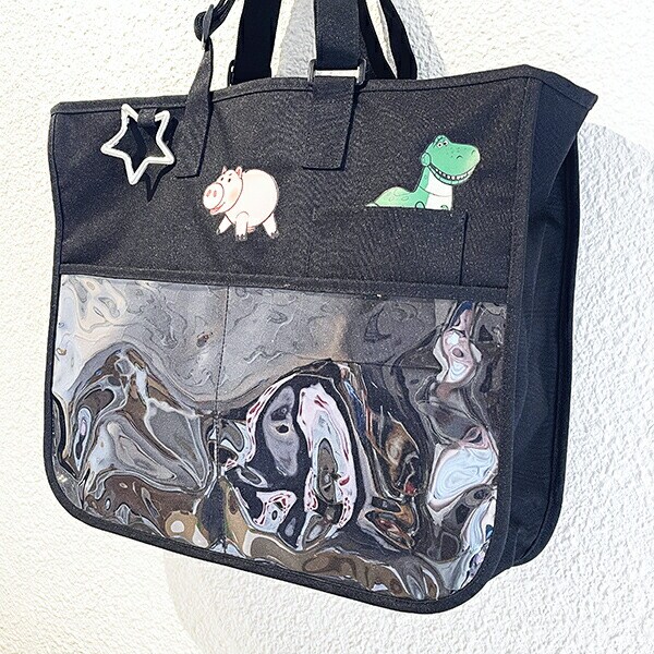 ディズニー トイストーリー マルチポケットトートバッグ(ブラック) ACCOMMODE アコモデ Disney