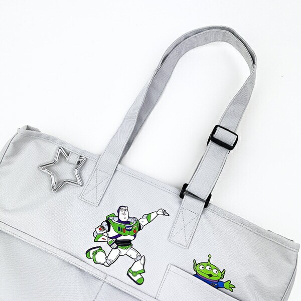 ディズニー トイストーリー マルチポケットトートバッグ(グレー) ACCOMMODE アコモデ Disney