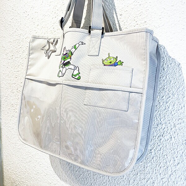 ディズニー トイストーリー マルチポケットトートバッグ(グレー) ACCOMMODE アコモデ Disney