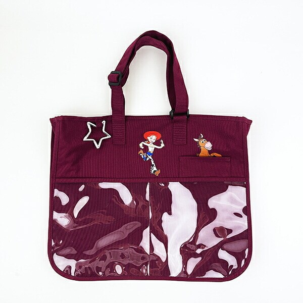 ディズニー トイストーリー マルチポケットトートバッグ(ワインレッド) ACCOMMODE アコモデ Disney