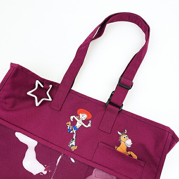 ディズニー トイストーリー マルチポケットトートバッグ(ワインレッド) ACCOMMODE アコモデ Disney