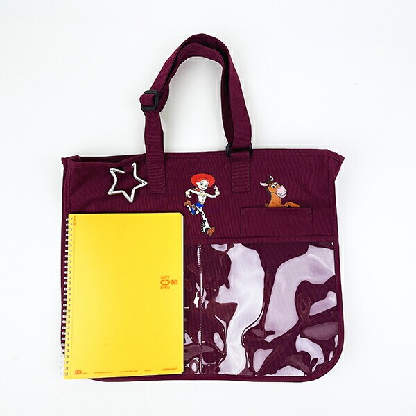 ディズニー トイストーリー マルチポケットトートバッグ(ワインレッド) ACCOMMODE アコモデ Disney