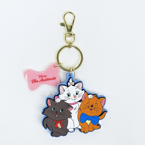 ディズニー マリー アドラブルラバーチャーム キーホルダー ACCOMMODE アコモデ Disney