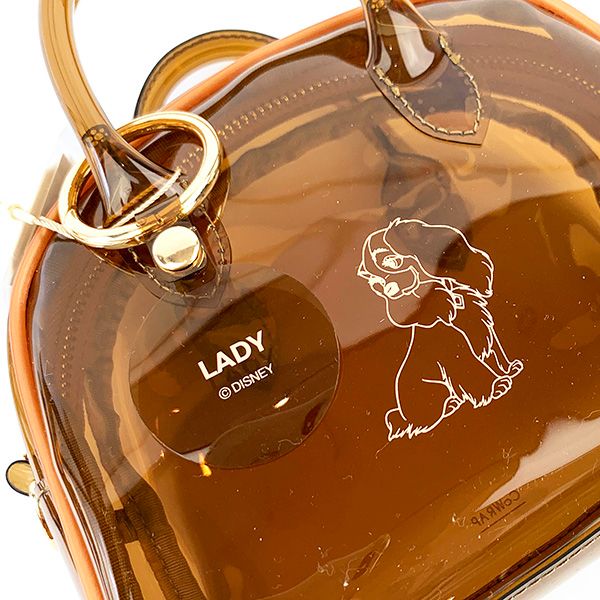 ディズニー カラップクリアマイクロボストン ミニバッグ レディ  Disney