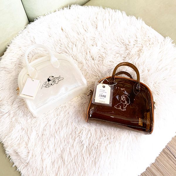 ディズニー カラップクリアマイクロボストン ミニバッグ レディ  Disney