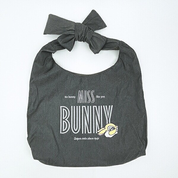 ディズニー ミス・バニー リボンハンドルトートバッグ ブラック バンビ ACCOMMODE アコモデ Disney