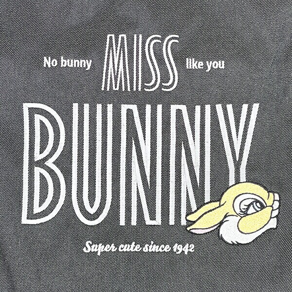 ディズニー ミス・バニー リボンハンドルトートバッグ ブラック バンビ ACCOMMODE アコモデ Disney