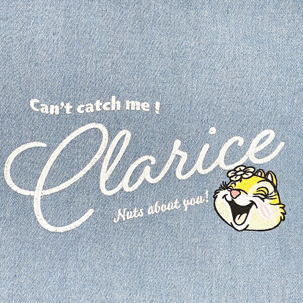 ディズニー クラリス リボンハンドルトートバッグ ブルー チップとデール ACCOMMODE アコモデ Disney