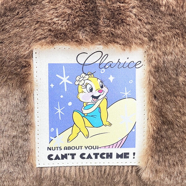 ディズニー クラリス ラベルファーショルダーバッグ ブラウン チップとデール ACCOMMODE アコモデ Disney