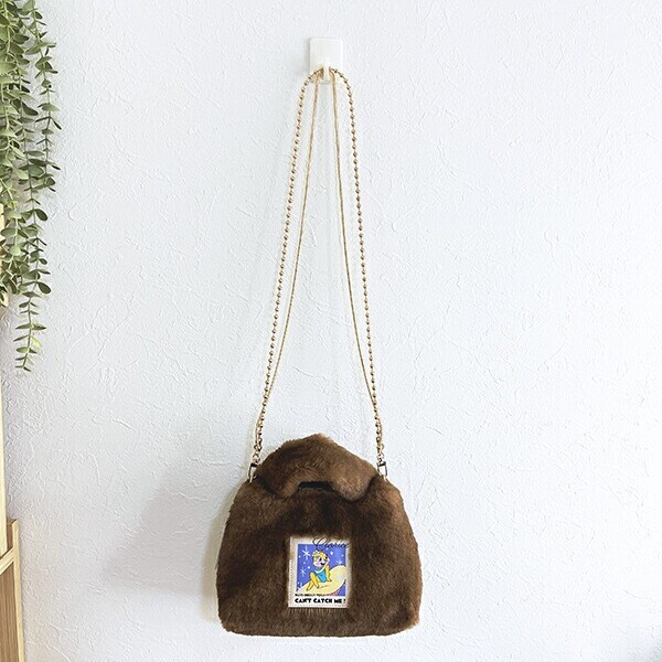 ディズニー クラリス ラベルファーショルダーバッグ ブラウン チップとデール ACCOMMODE アコモデ Disney