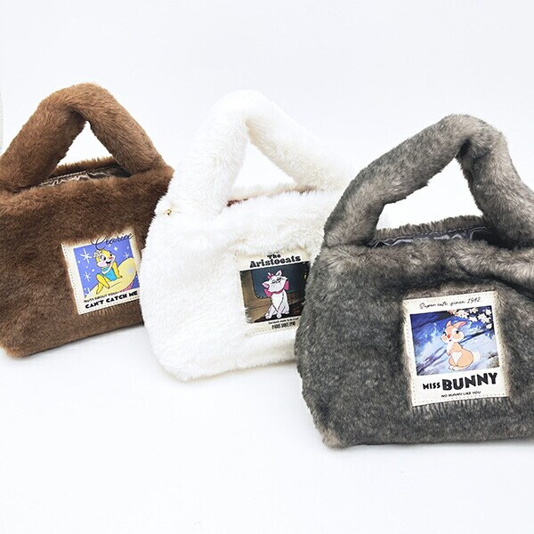 ディズニー マリー ラベルファーショルダーバッグ アイボリー ACCOMMODE アコモデ Disney