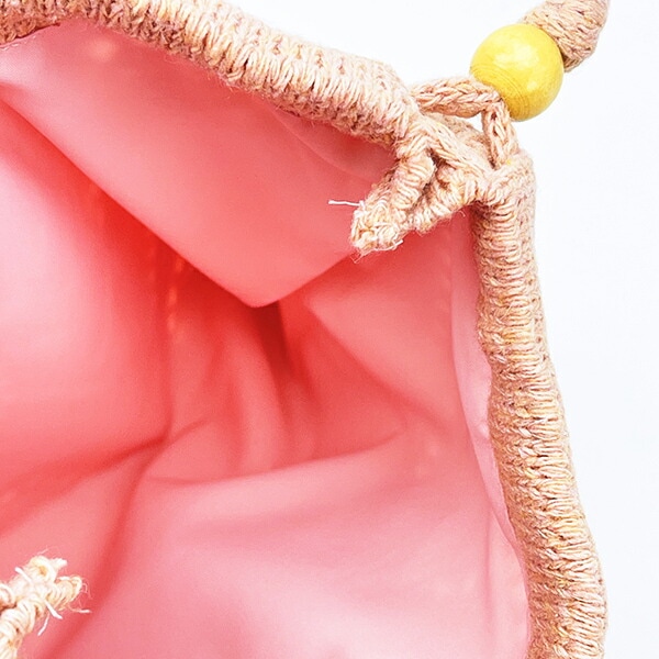 ディズニー マリー ハートニット巾着ポーチ ピンク ACCOMMODE アコモデ Disney