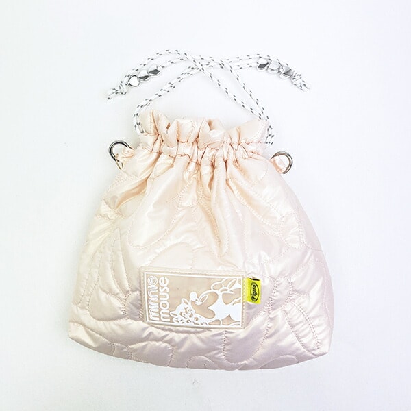 ディズニー キルティング巾着 ピンク ACCOMMODE アコモデ Disney