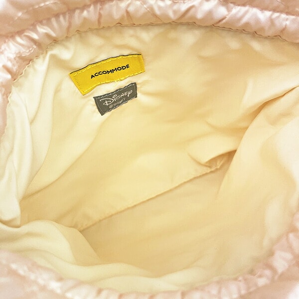 ディズニー キルティング巾着 ピンク ACCOMMODE アコモデ Disney