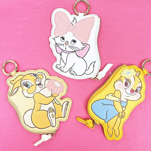 ディズニー ミスバニー ダイカットフラットポーチ バンビ ACCOMMODE アコモデ Disney