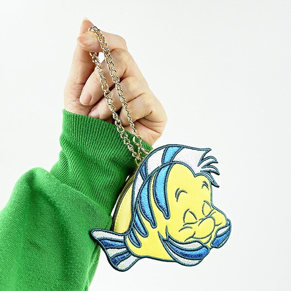 ディズニー プリンセス リトルマーメイド フランダー ダイカットポーチチャーム Disney アコモデ ACCOMMODE