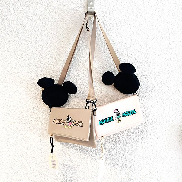 ディズニー カスタムサコッシュバッグ Disney  ピンク
