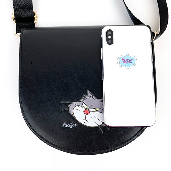 ディズニー ヴィランズ ルシファー ショルダーバッグ （ブラック） シンデレラ Disney