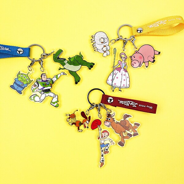 ディズニー トイストーリー コレクションチャーム(イエロー) キーホルダー ACCOMMODE アコモデ Disney