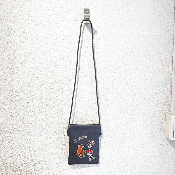 ディズニー トイストーリー ポケットショルダーバッグ(グレー) ACCOMMODE アコモデ Disney