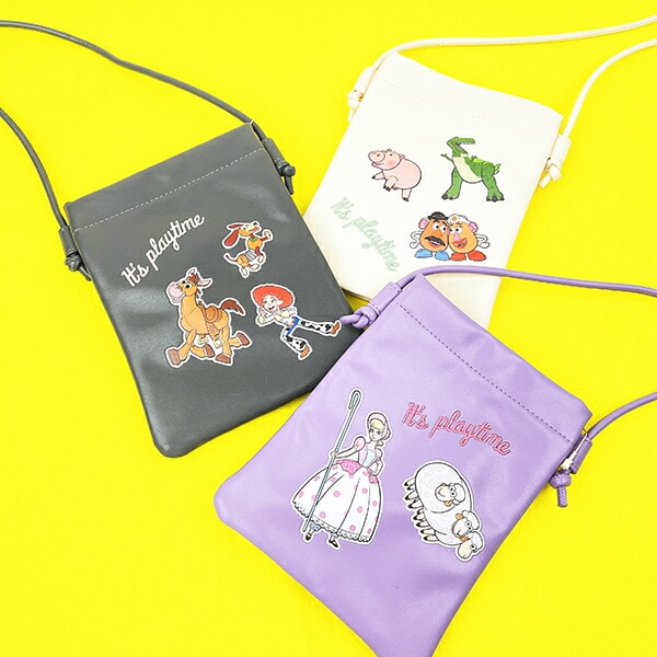 ディズニー トイストーリー ポケットショルダーバッグ(グレー) ACCOMMODE アコモデ Disney