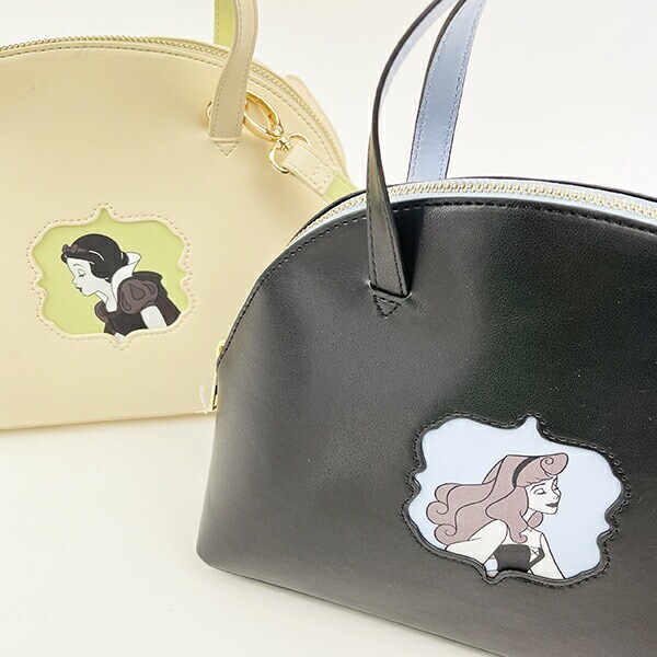 ディズニー プリンセス 眠れる森の美女 オーロラ姫 ラウンドミニボストンバッグ ブラック ショルダーバッグ ACCOMMODE