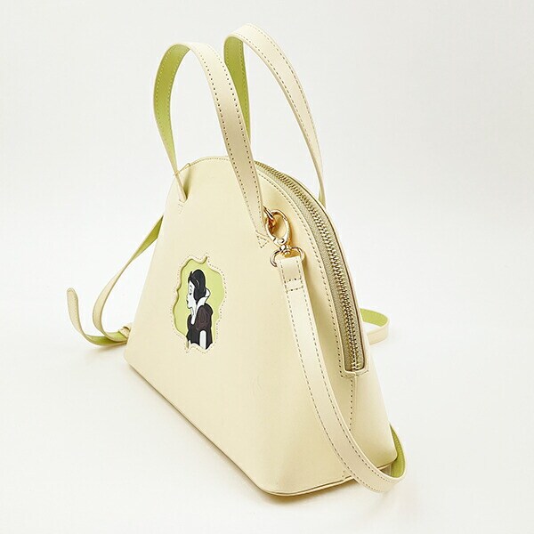 ディズニー プリンセス 白雪姫 ラウンドミニボストンバッグ アイボリー ショルダーバッグ アコモデ ACCOMMODE