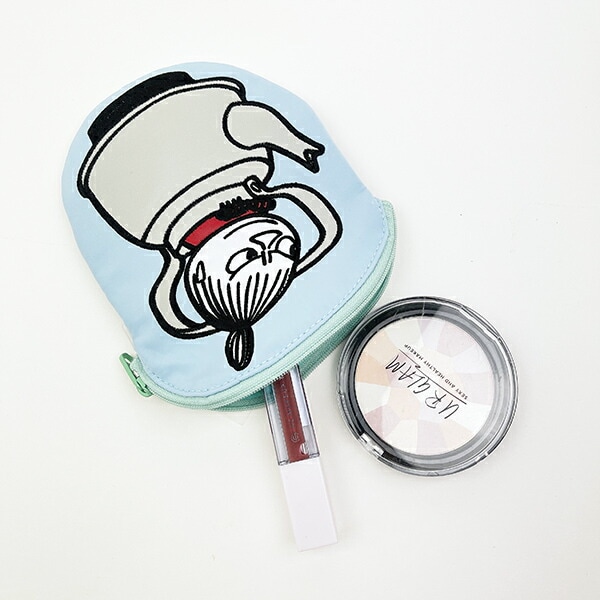 ムーミン リトルミイ ダイカットポーチ ブルー MOOMIN